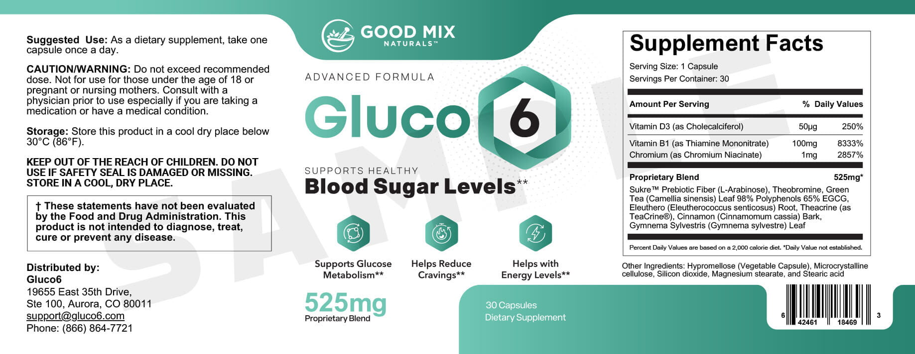 Gluco6 Original Formula – Natural Blood Sugar Support - Image 8