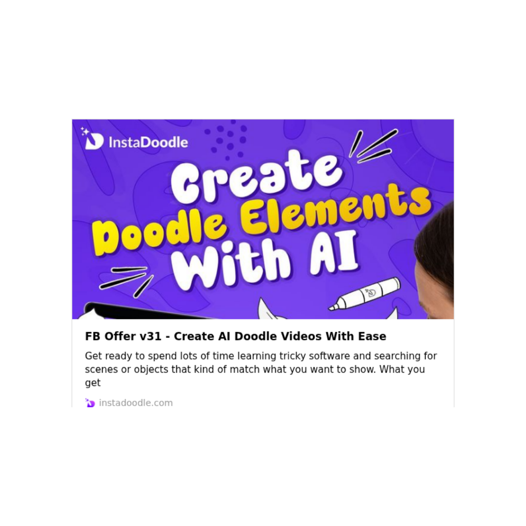 InstaDoodle – The First AI Doodle Video Creator